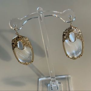 Kendra Scott White MOP Earrings